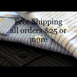 $25 or more free shipping.